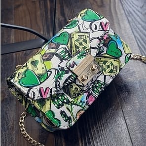 2022 New Women Bags Summer Graffiti Ladies Designer Handbags High Quality Chain Mini Bag Women Messenger 2.jpg 640x640 2