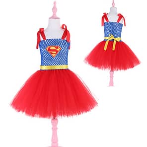 Superhero Girls Costume Tutu Dress Kids Party Dresses Clown Zombie Cosplay Halloween Costume for Girl Fancy jpg x