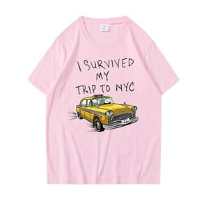 Tom Holland Same Style Tees I Survived My Trip To NYC Print Tops Casual 100 Cotton 3.jpg 640x640 3