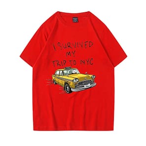 Tom Holland Same Style Tees I Survived My Trip To NYC Print Tops Casual 100 Cotton 4.jpg 640x640 4
