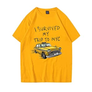 Tom Holland Same Style Tees I Survived My Trip To NYC Print Tops Casual 100 Cotton 6.jpg 640x640 6