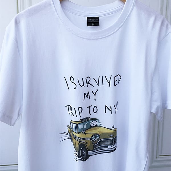 Tom Holland Same Style Tees I Survived My Trip To NYC Print Tops Casual 100 Cotton 3